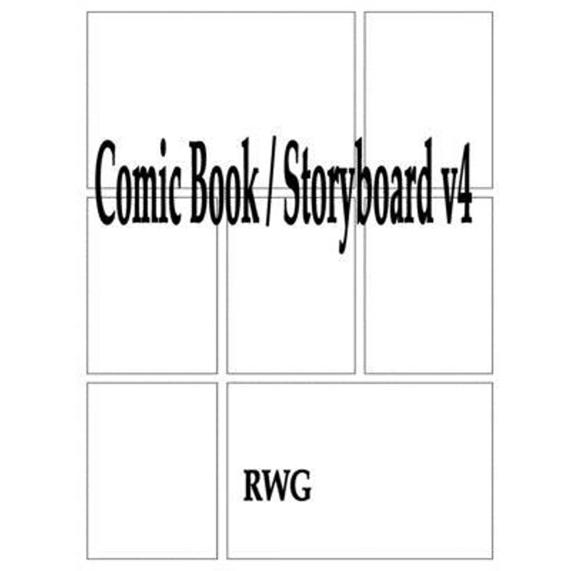 按需印刷Comic Book / Storyboard v4:150 Pages 8.5