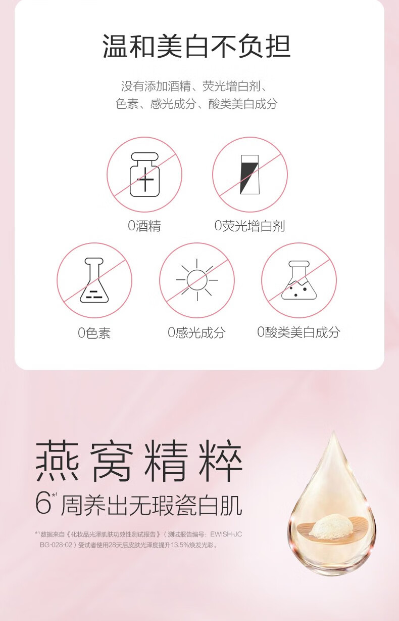 屈臣氏屈臣氏燕窝补水保湿白皙润白滋润紧致面膜女 classic皙白沁润面膜18片