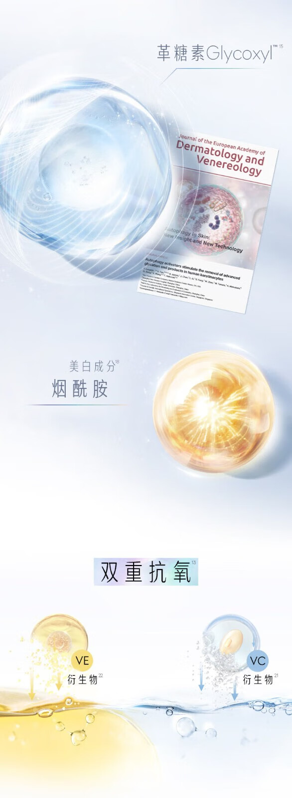 玉兰油（OLAY）精华水女爽肤水补水保湿护肤品提亮肤色烟酰胺抗糖美白滋润化妆水 【到手150ml】美白水50ml*3
