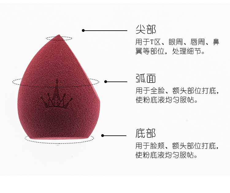 尔木萄amortals美妆蛋爱心套装 干湿两用不吃粉海绵粉扑洗脸扑化妆棉心悦彩妆蛋 复古红+古宫黄+蛋架