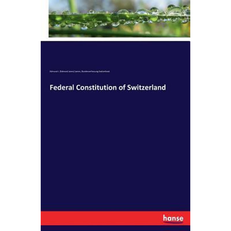 按需印刷Federal Constitution of Switzerland[9783337151447]