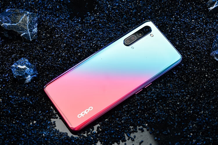 opporeno3双模5g手机6400万超清四摄视频双防抖拍照游戏通5g手机蓝色