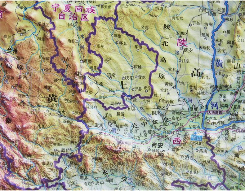【高清数字模型图】中国地图 世界地图 3d凹凸立体地形图 3d数字打印
