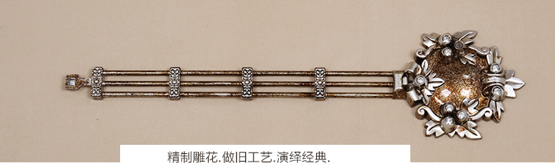 
                                        丽盛（LISHENG）新中式静音实木座钟客厅时尚台钟单面时钟卧室装饰坐钟石英钟 棕色                