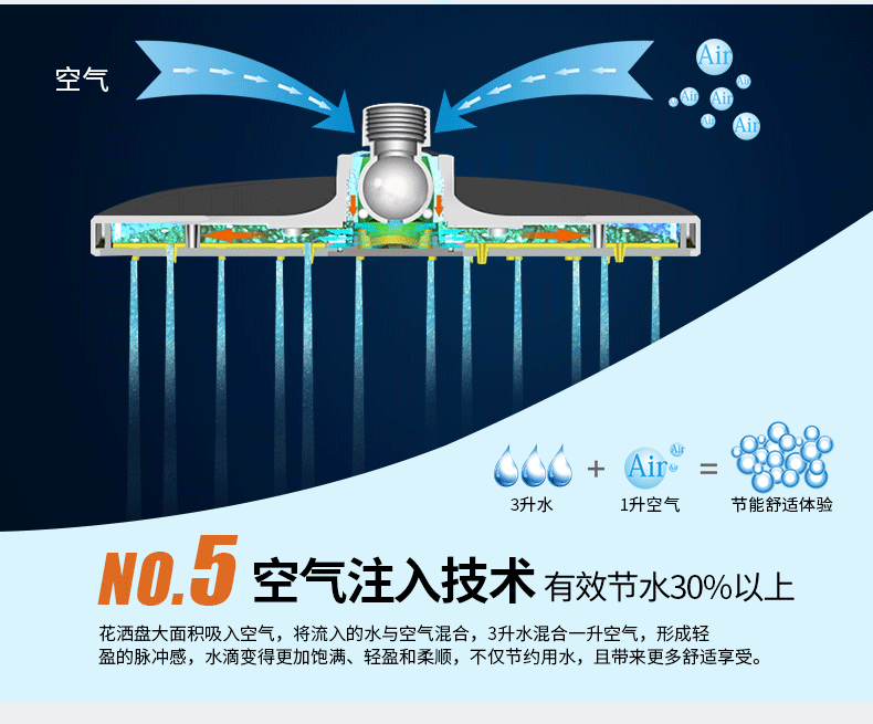 ying鹰卫浴全铜淋浴龙头套装浴室挂墙混水阀升降喷头淋浴花洒套装eb