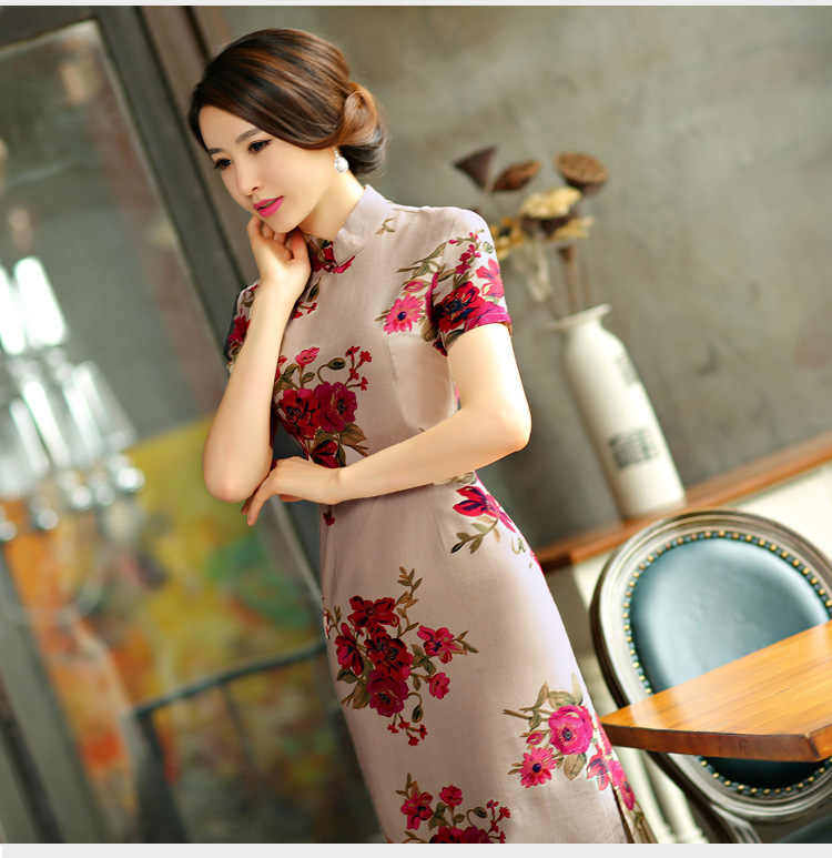 The US Li Dan 2015 summer retro beauty graphics thin short sleeves in the Code improved linen long cheongsam dress Q 9004 the butterfly 9010 XXL pictures, price, brand platters! Elections are good character, the national distribution, so why buy now enjoy more preferential! Health