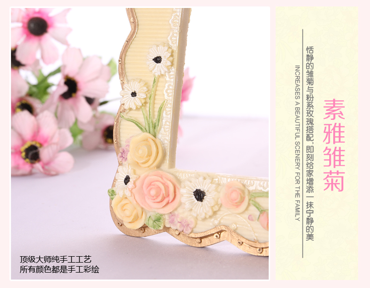 梦唯雅 环保彩绘 手工创意开关套 树脂开关保护贴套 亚克力树脂 蕾丝红玫瑰006