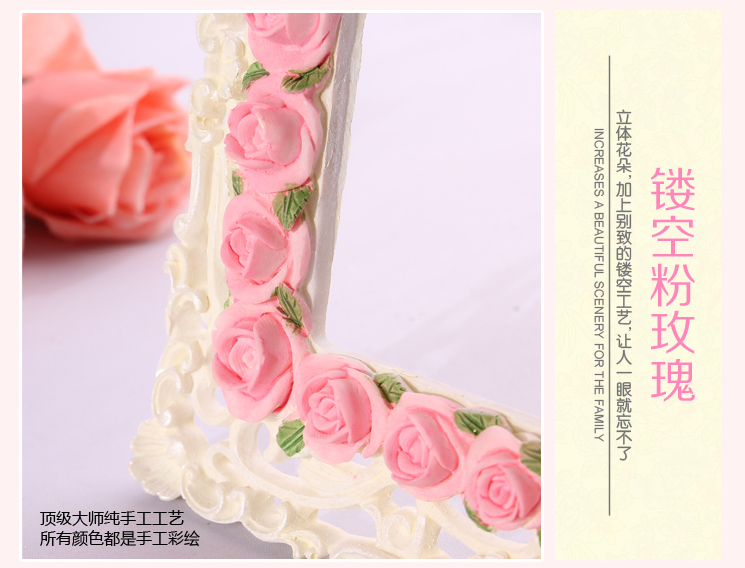 梦唯雅 环保彩绘 手工创意开关套 树脂开关保护贴套 亚克力树脂 蕾丝红玫瑰006