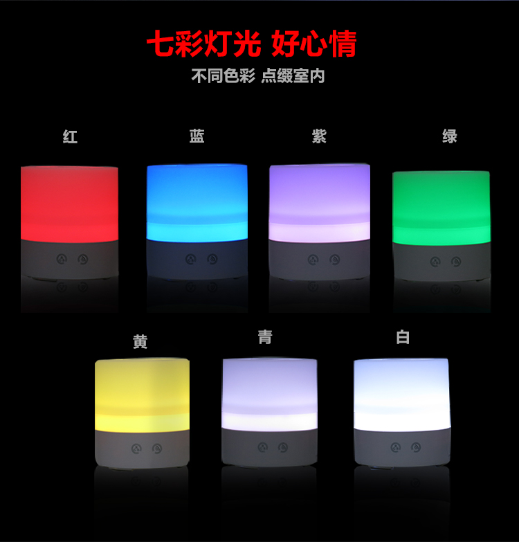amojoy超声波加湿雾化器100ML 电子感应智能触控香薰机静音