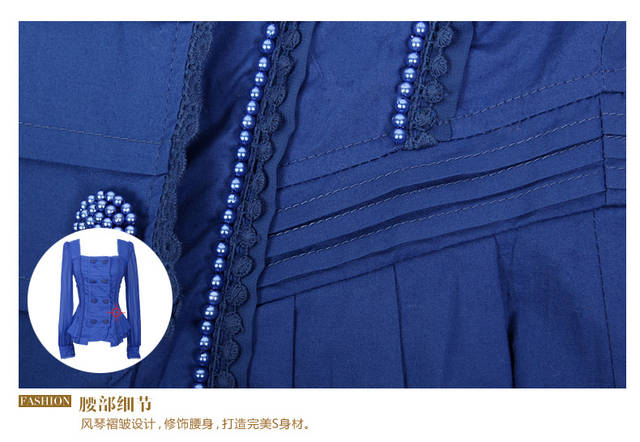 卡素依2015秋装大码女装白色雪纺衬衫女长袖气质修身职业衬衣 玫红色 XXL