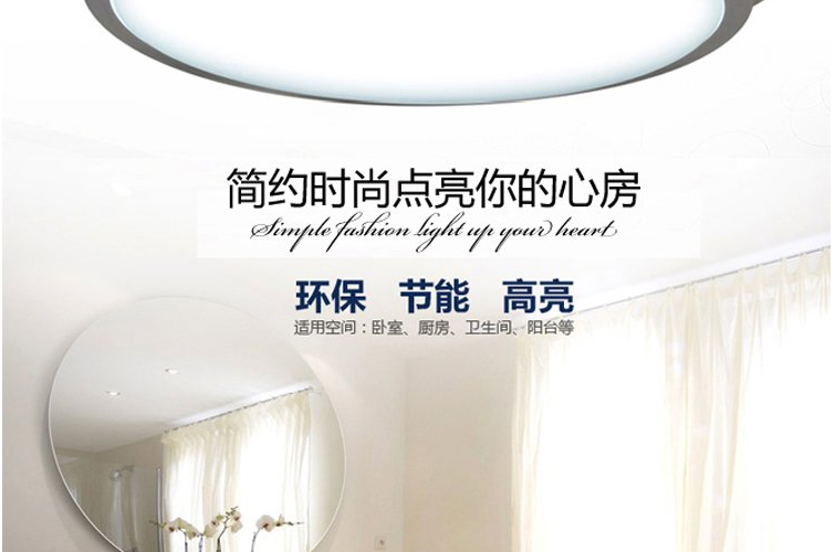 帝帛灯饰 LED吸顶灯灯罩双层加厚不钢材圆灯具外壳光源吸顶底盘磁柱灯具 YL灯罩 12瓦LED贴片