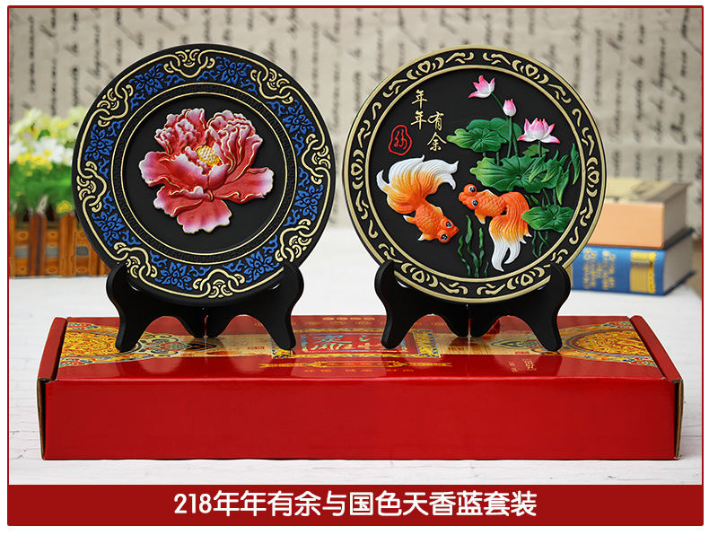 
                                                            集里雅韵活性炭雕工艺品乔迁新居礼品搬家酒柜电视柜小摆件新家居客厅软装新房间家装饰品摆设 218金边家+金边福实惠套装                