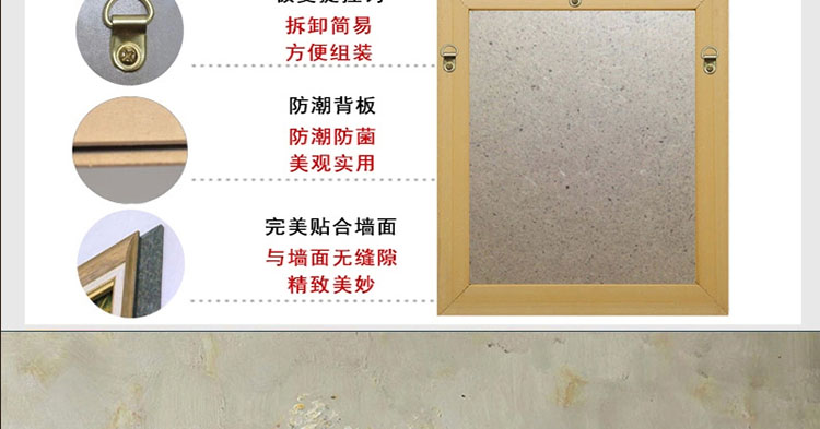 天顶山装饰画客厅三联画墙贴有框画背景墙画壁画花卉油画甜美清新田园欧式乡村酒店会所餐厅装饰画 E款单幅价 42X42cm