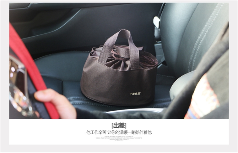 十度良品SD-950电热饭盒插电加热饭盒蒸煮热饭器不锈钢内胆真空保鲜车载专用8小时保温