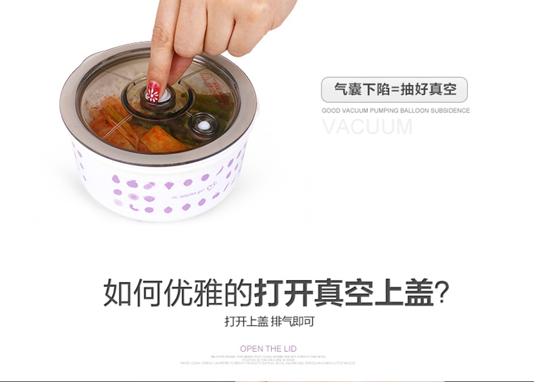 十度良品SD-983电热饭盒插电加热饭盒蒸煮热饭器 双层陶瓷内胆真空保鲜