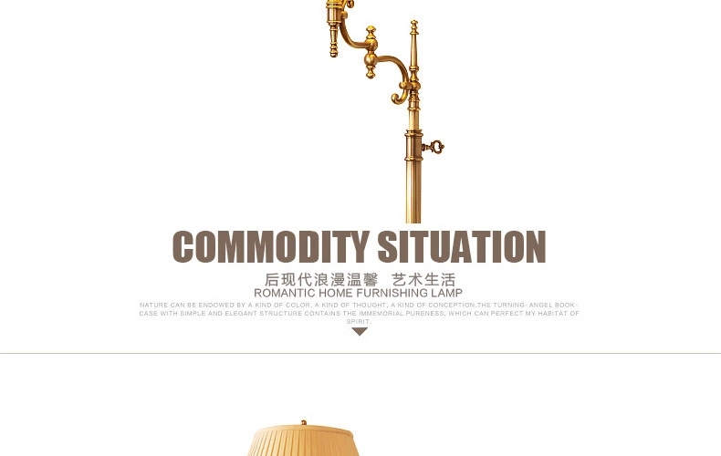 
                                                            帝拿 欧式客厅全铜落地灯高端沙发茶几高脚灯别墅复式楼立式台灯                