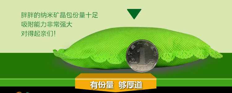 绿驰(Greensky)儿童母婴房净味剂 活性炭竹炭升级产品 去除甲醛苯纳米矿晶包 新房装修除味吸甲醛500g