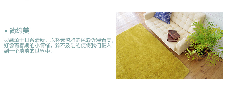毯图地毯 客厅沙发地毯垫 现代长毛丝毛绒地垫 防滑加厚儿童大地毯 进门垫脚垫 卧室飘窗毯 紫色 60cm*90cm