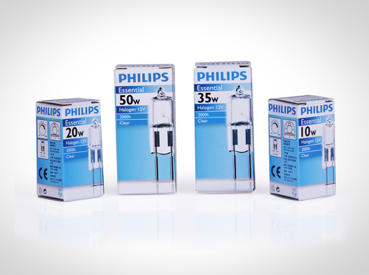 
                                                                                飞利浦（PHILIPS） 卤素灯珠卤钨灯珠插泡插脚12V标准型G4G6.35水晶灯光源 【须配变压器】G4【细脚】20w 单只装                