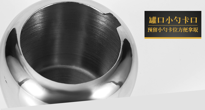 古采尼厨房用品不锈钢调味罐调料罐调味瓶调料瓶调料盒调味盒套装带勺子 3个送支架