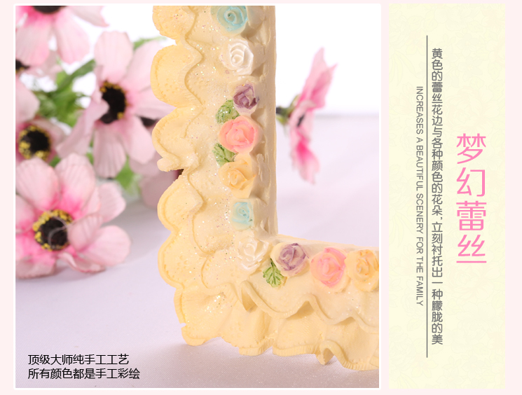 梦唯雅 环保彩绘 手工创意开关套 树脂开关保护贴套 亚克力树脂 蕾丝红玫瑰006