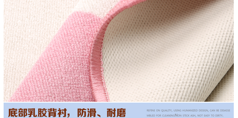 艾丽卡尔（ali.carr）儿童爬行客厅卧室地毯地垫100cm*130cm 大熊猫宝贝 1300x1000