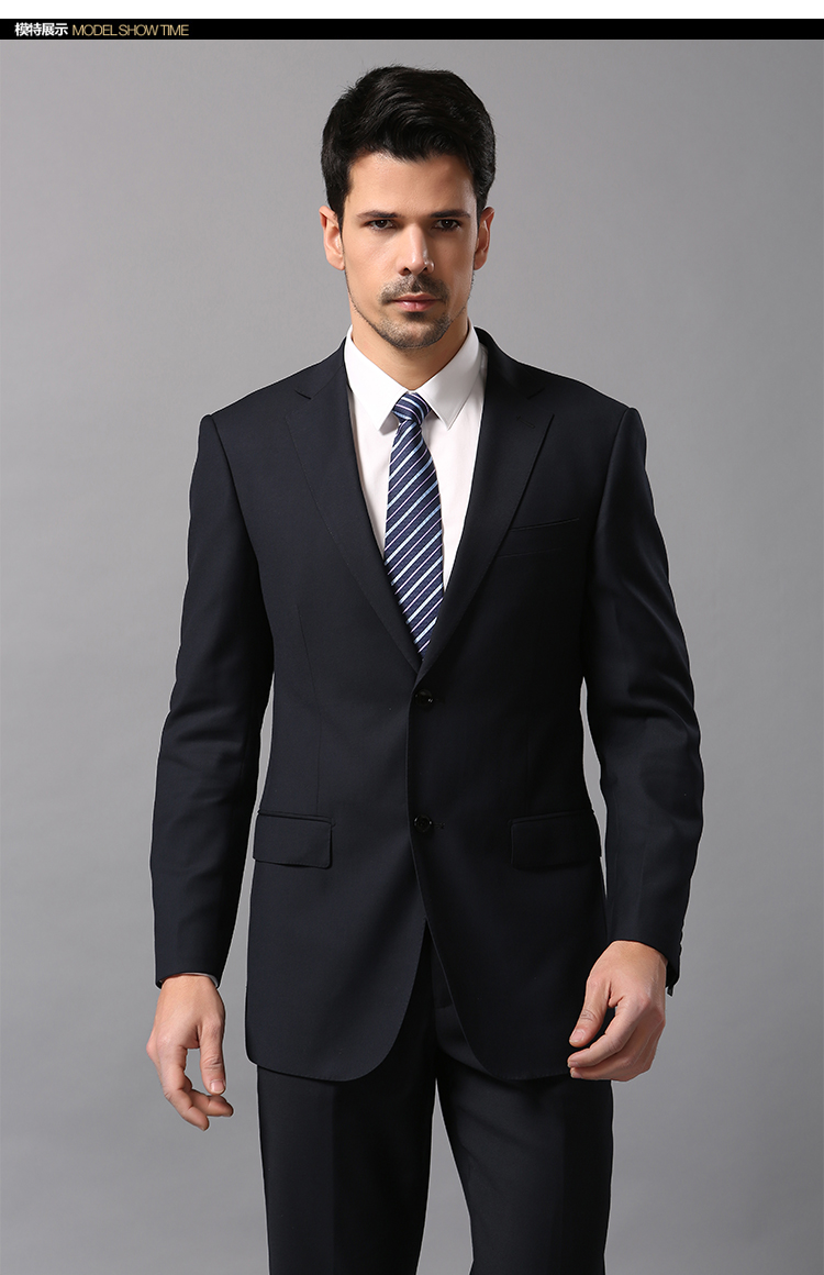 培罗蒙立领中山装套装职业选什么牌子好 同款