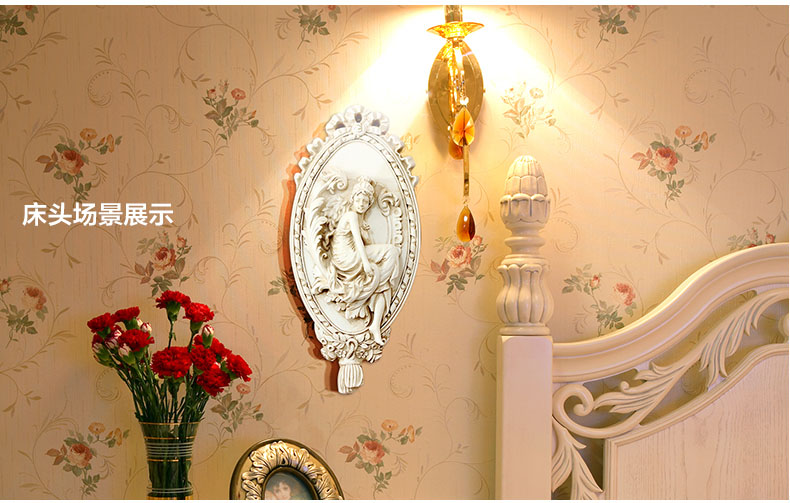 
                                                            欣润 立体壁挂欧式创意天使墙壁饰家居客厅装饰品 挂件树脂画客厅墙面罗密欧装饰画朱丽叶 大号 罗密欧 朱丽叶 一对 高55CM                