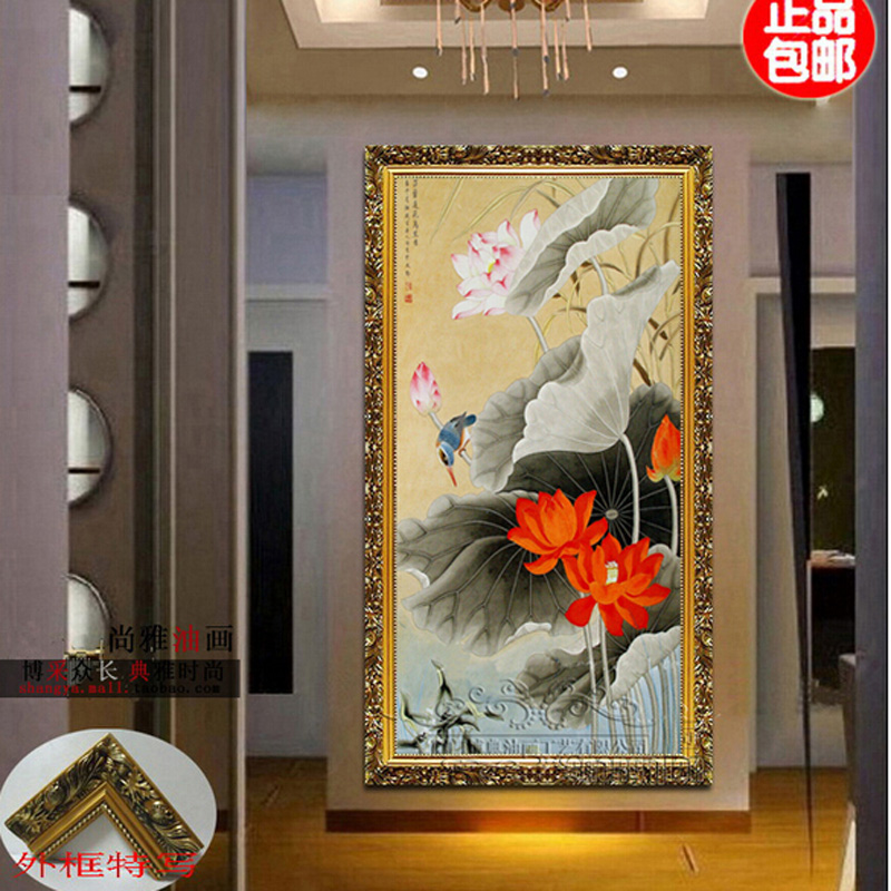 
                                        尚雅油画装饰画玄关走廊现代时尚家饰无框画挂画墙画壁画 年华 无框画 60*120厘米                