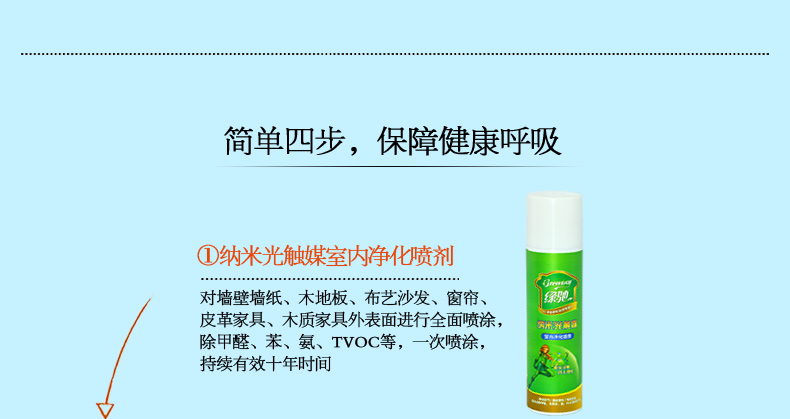 
                                        
                                                            绿驰 新家具去味除甲醛专用方案 沙发窗帘布艺橱柜床垫除味 光触媒甲醛清除剂活性炭包套装                