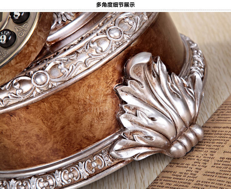 艾蒂斯   欧式复古时尚创意电话机 简约家用高档仿古电话机 座机电话 古典木