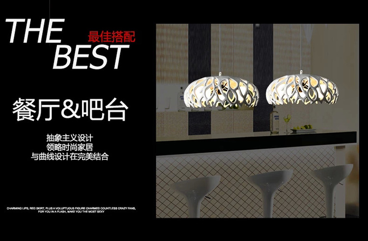 首度餐吊灯 大珊瑚时尚简约创意客厅餐厅树脂吊灯 白色SZ1303