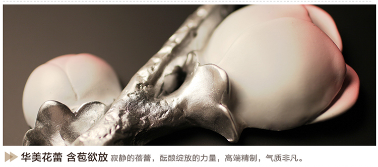 
                                        福雕家饰 装饰画钟 装饰画中式 卧室画玄关画过道画 恬静雅致风格 一剪梅 金色-深咖啡色底板 60*60*1                