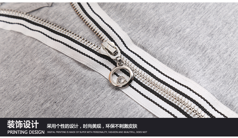 若印欧洲站2015新款短袖七分裤休闲运动套装女款夏装卫衣运动衣服纯棉两件套z55y5013 5013白色 XXL(15天无理由退换货)