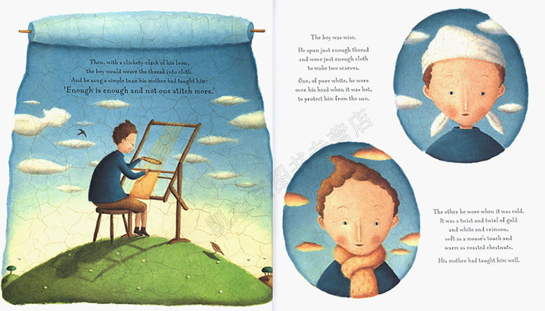 凯迪克 英文原版绘英国进口 碎蛋壳画家alison jay作品 cloth from th