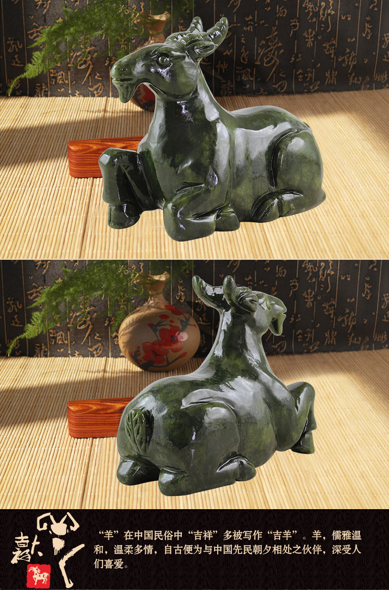 
                                                                                慈缘正堂南玉十二生肖摆件鼠牛虎兔龙蛇马羊猴鸡狗猪家居装饰工艺品 兔生肖                
