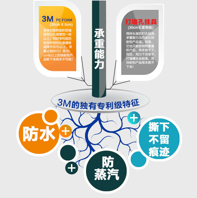 德国YOULET304不锈钢毛巾架浴巾架浴室挂件套装 B套餐两件套