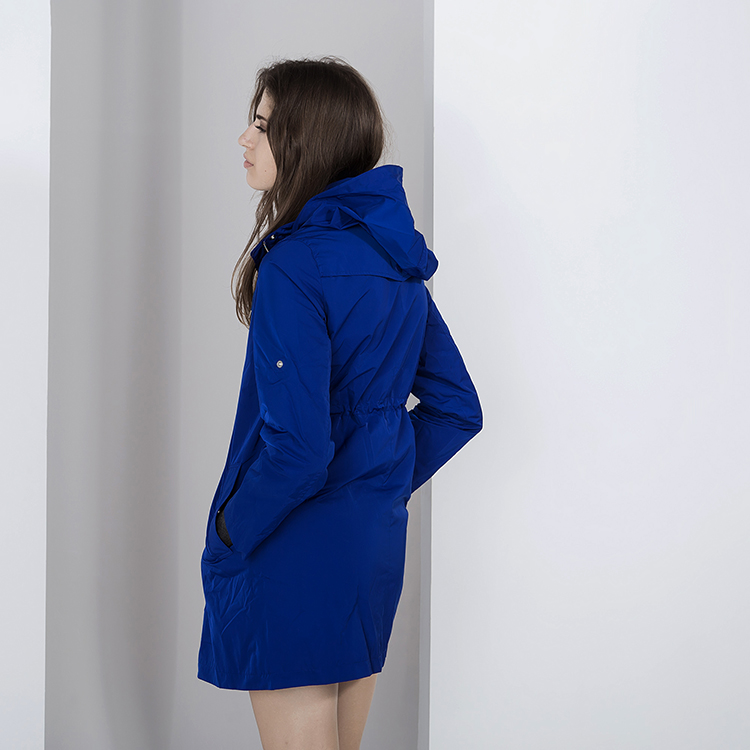 LACOSTE 法国鳄鱼 宇宙蓝, 海军蓝女式夹克衫BF1407VFSH1 如图 38