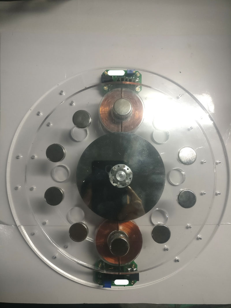 无刷盘式电机 双驱动贝迪尼电机 伪永动机 盘式发电机