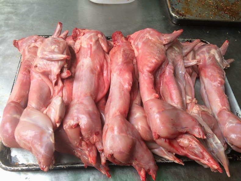 博多客 兔肉 3斤左右 1只 兔子肉 烤兔 整只 新鲜生鲜