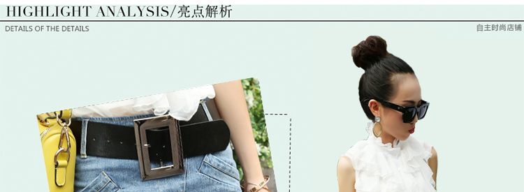 汇诗妮2015夏装潮人时尚修身分叉牛仔包臀半身裙女 牛蓝色 S