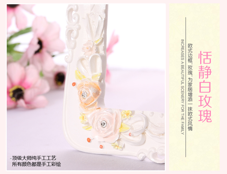 梦唯雅 环保彩绘 手工创意开关套 树脂开关保护贴套 亚克力树脂 蕾丝红玫瑰006
