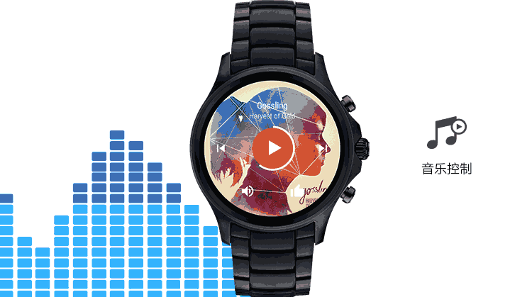 阿玛尼(emporio armani) 智能电子机芯触屏手表 欧美时尚运动男士钢链