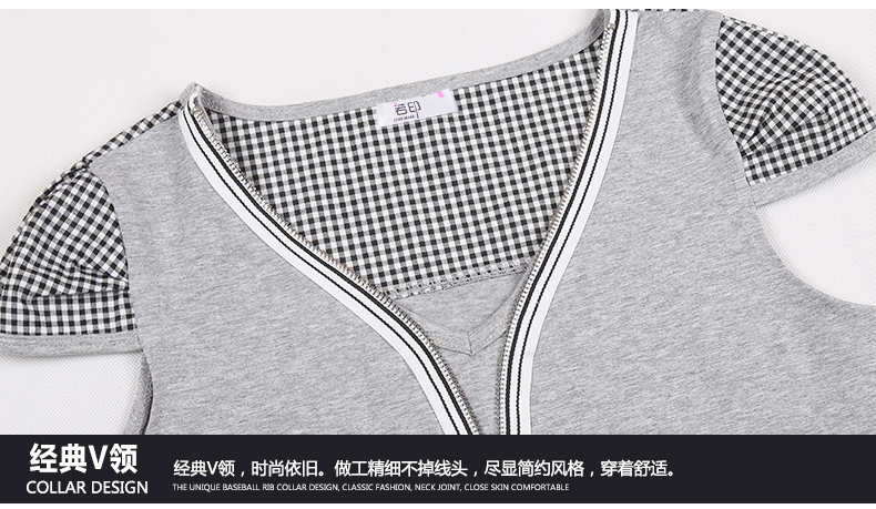 若印欧洲站2015新款短袖七分裤休闲运动套装女款夏装卫衣运动衣服纯棉两件套z55y5013 5013白色 XXL(15天无理由退换货)