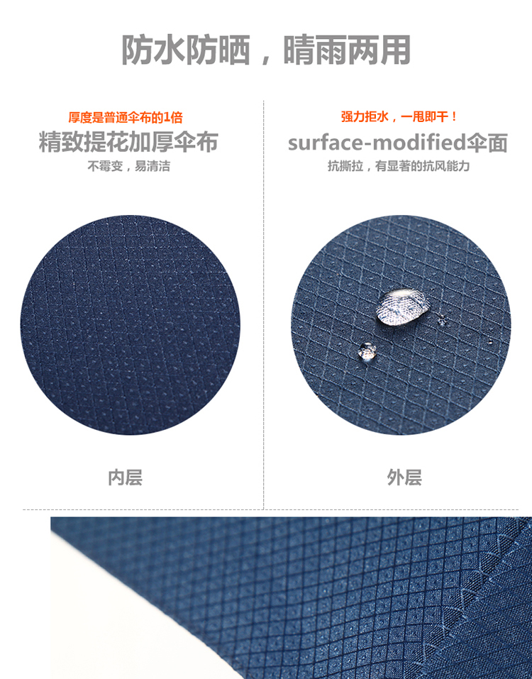 
                                        Fasola全自动晴雨伞 抗风男士商务伞三折伞情侣伞 枣红色                