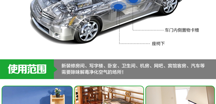 
                                        
                                                            绿驰 4000g升级矿化活性炭包 装修吸去除甲醛清除剂除臭异味竹炭包 家用新房车用除味吸甲醛防潮碳包非干燥剂                