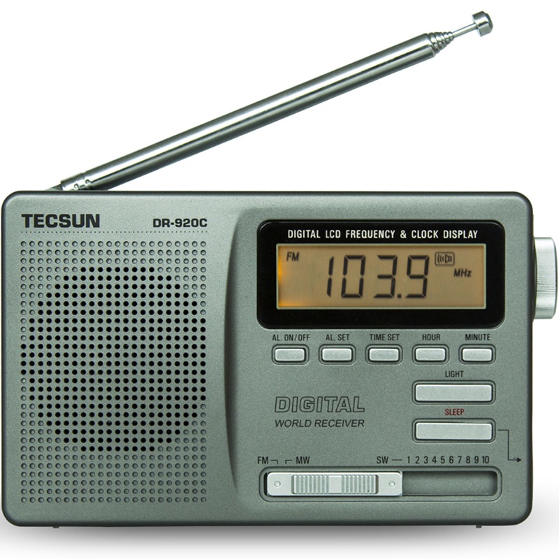 德生（Tecsun） DR-920c 全波段老人便携收...