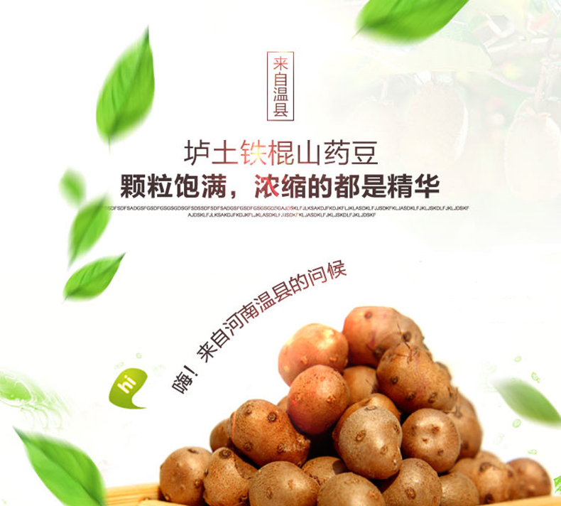 强于河南焦作温县新鲜大颗粒铁棍山药豆25kg山药蛋余零子