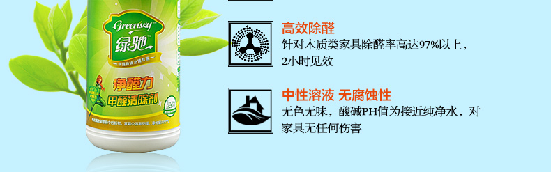 
                                                            绿驰Greensky 新办公室急入伙 迅速除甲醛除味{ 50㎡基数套餐 除醛无忧}                