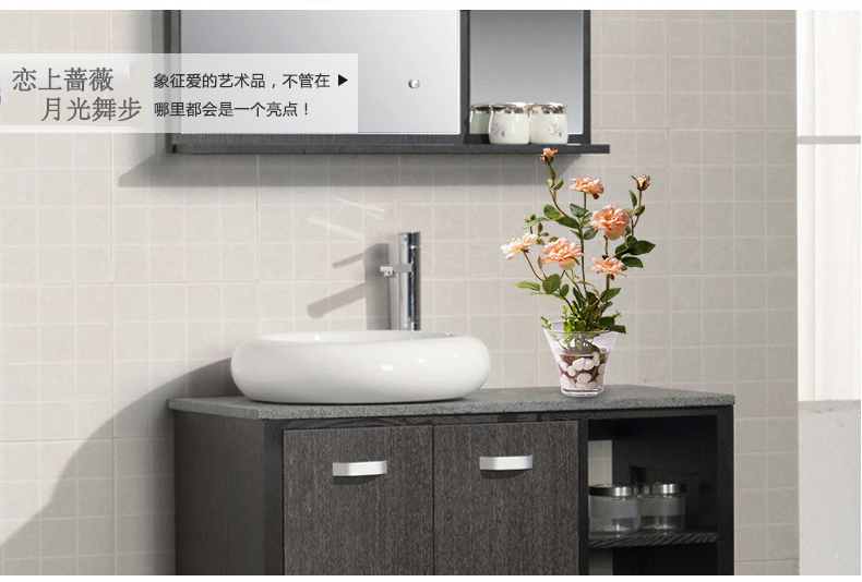 上善若水 仿真花月季摆件 家居装饰品假花绢花客厅整体花艺7069 月季花(粉色)